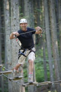 High Ropes Aerial Trekking Course - SkyTrek Adventure Park Revelstoke BC