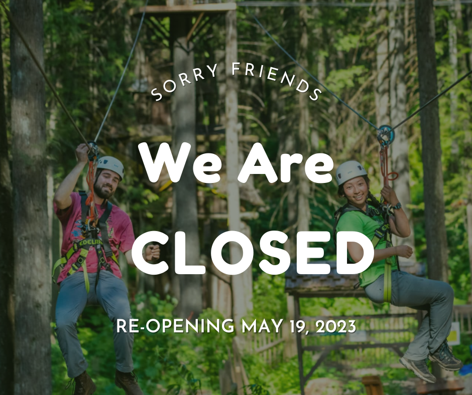 We are Closed for 2022 Season - Revelstoke BC - Skytrek Adventure Park