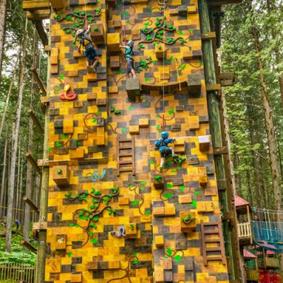 SkyTrek Adventure Park - Adventure Tower - Climbing Wall